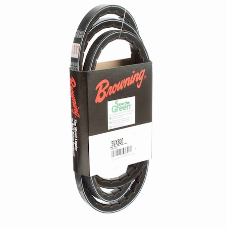 Browning EPDM Notched Belt 98% Efficient 5VX800
